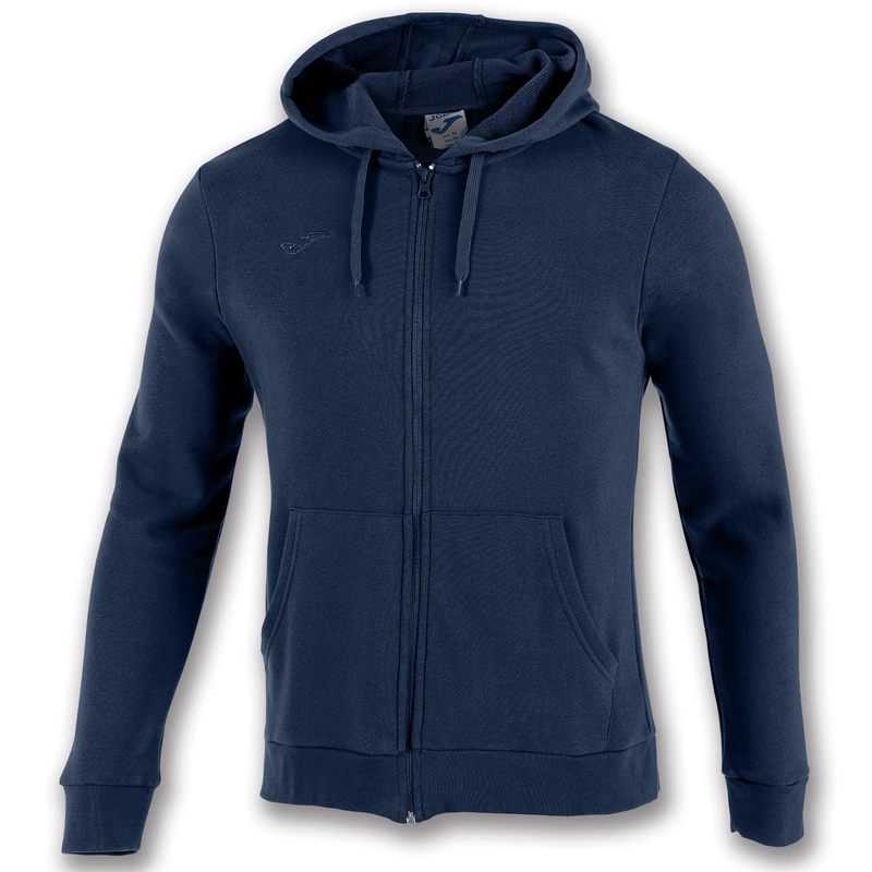 SWEATSHIRT ZIPPER COMBI COTTON