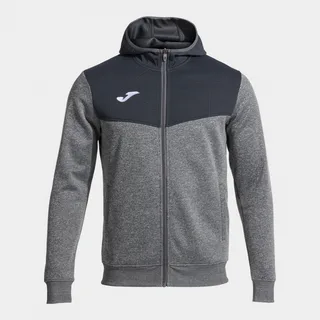 CAMPUS STREET ZIP-UP HOODIE MELANGE GREY — фото 1