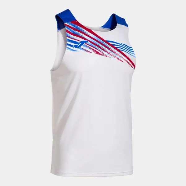 ELITE X SLEEVELESS SHIRT WHITE ROYAL — фото 1