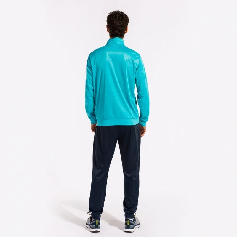 COLUMBUS TRACKSUIT FLUOR TURQUOISE-NAVY — фото 3