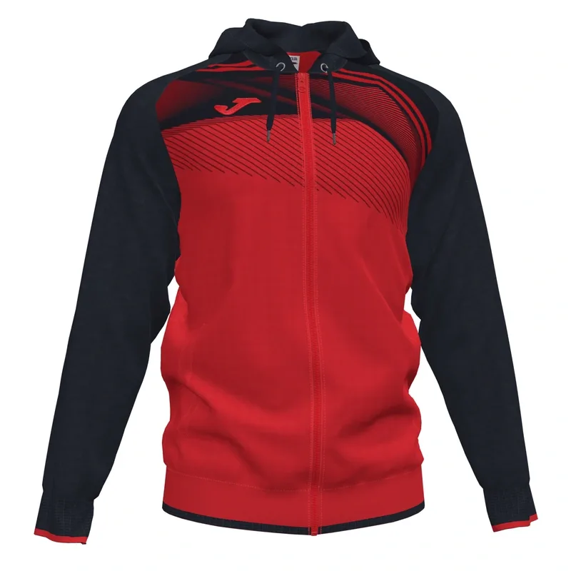 SUPERNOVA II HOODIE JACKET RED-BLACK — фото 1