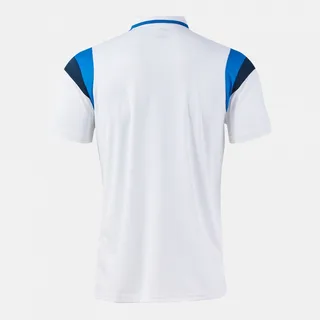 TERRA SHORT SLEEVE POLO DARK NAVY FLUOR TURQUOISE — фото 2