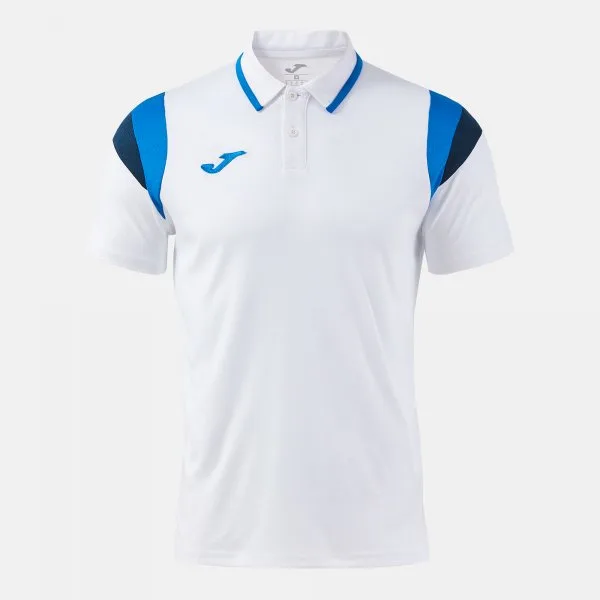 TERRA SHORT SLEEVE POLO DARK NAVY FLUOR TURQUOISE — фото 1