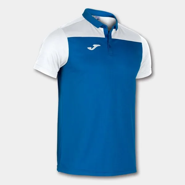 POLO SHIRT HOBBY II ROYAL-WHITE S/S