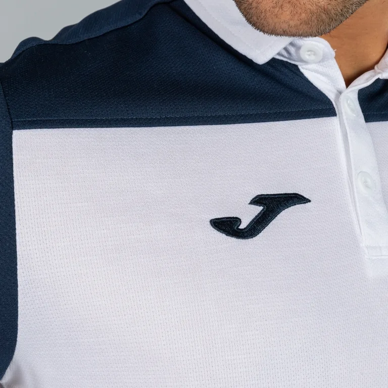 POLO SHIRT HOBBY II ROYAL-WHITE S/S — фото 2